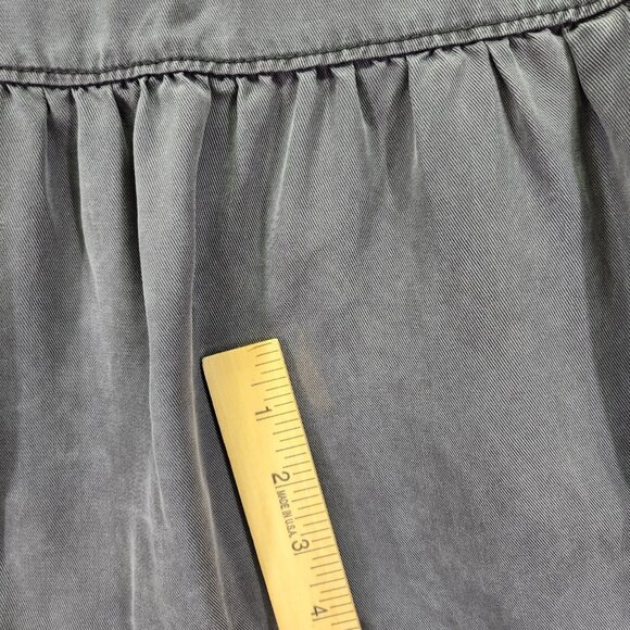 Anthropologie Jenee Mini Dress Size XS Petite Tiered Ruffle Sleeves with Pockets - Picture 4 of 14